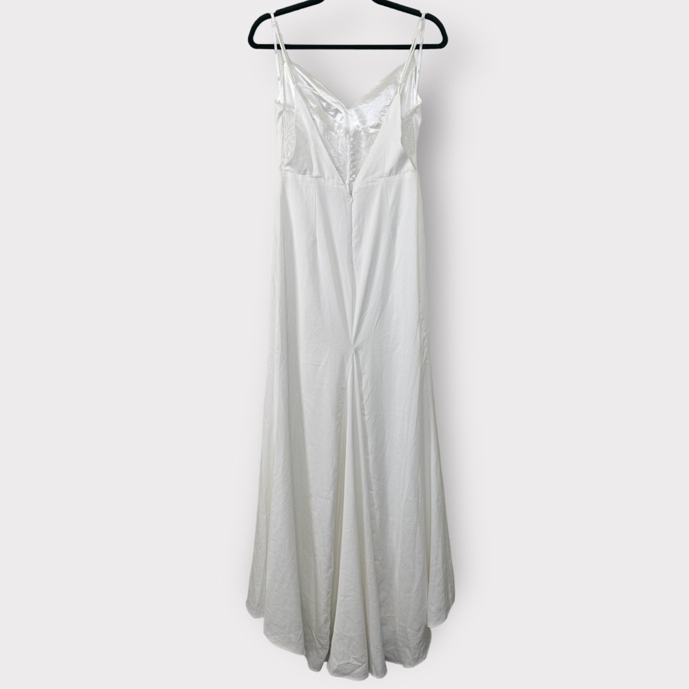 Lulu’s Adoring Promise Satin Wedding Dress - Picture 2 of 5